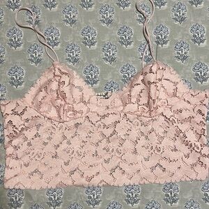 Pink Lace Bralette